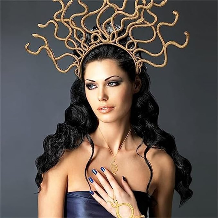 Snake-shaped Plastic Headband Decoration Props