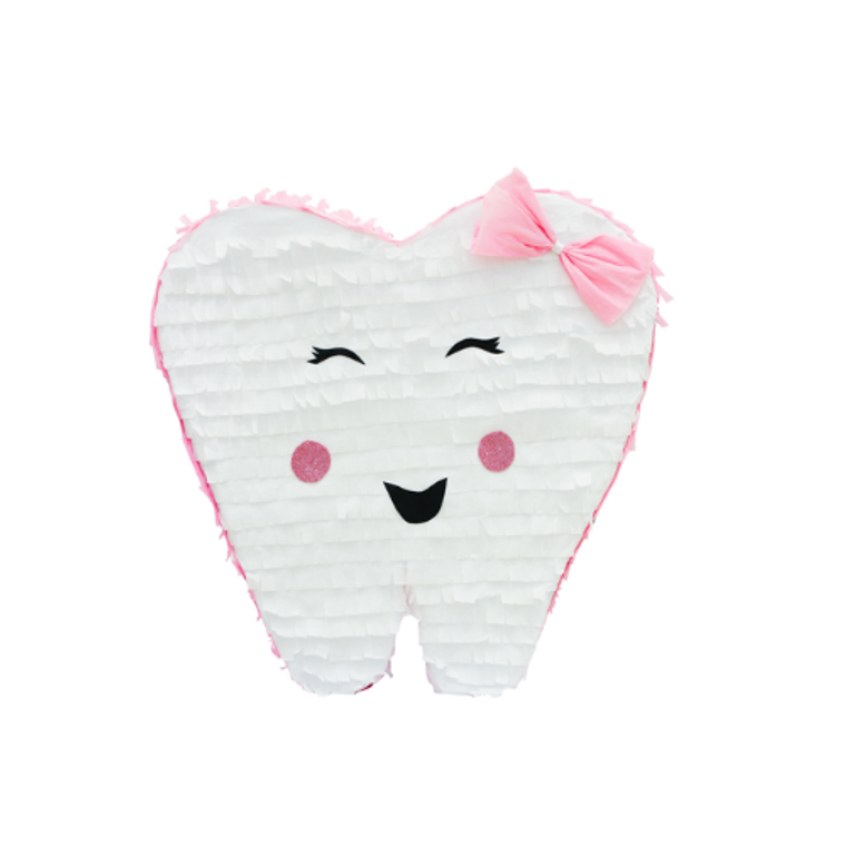 Large Pink Tooth pinata, First tooth, Lost First tooth piñata , Tooth Fairy