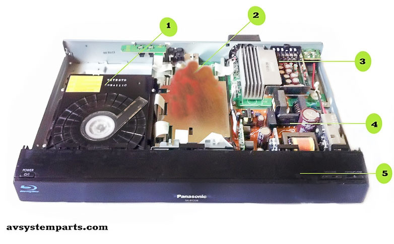 Panasonic Home Theater System SAPT770,PT670 Parts