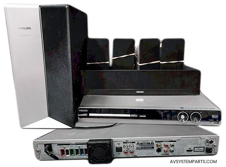 Philips HTS3544 1000W CD/DVD 5.1Ch. Home Theater System