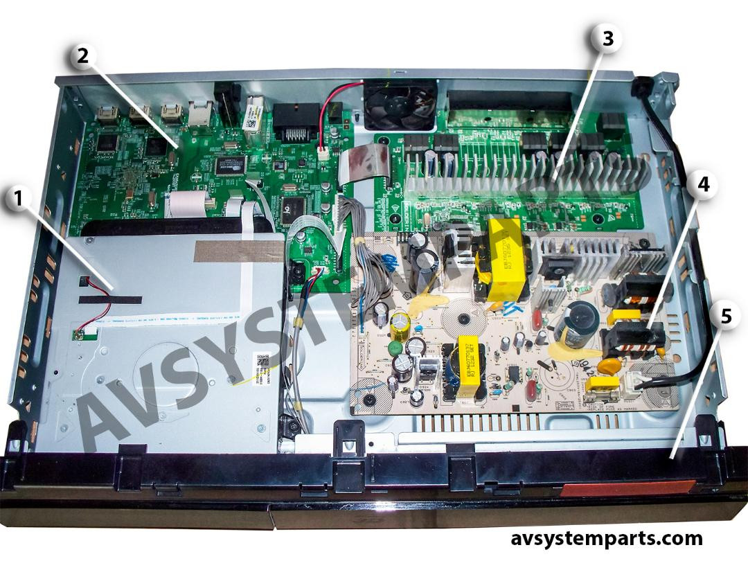 LG BH9420PW Player Parts: Blu Ray Deck, Main Board, Power Supply, AMP