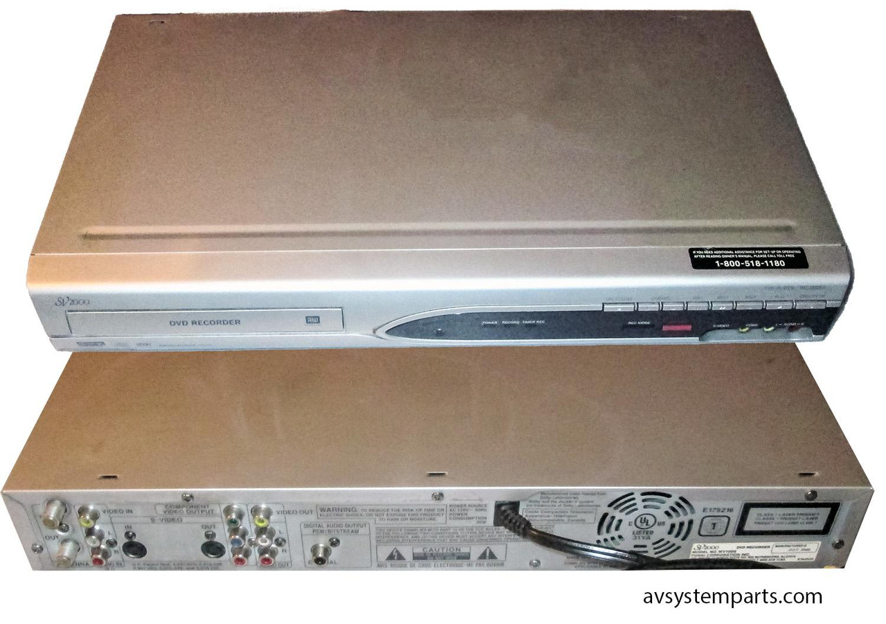 Funai SV2000 WV10D6 Video DVD Recorder Player