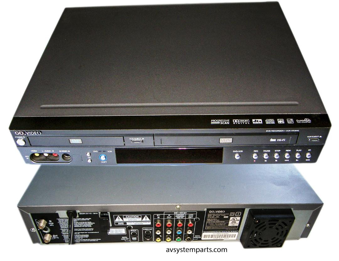 Go Video VR3840 DVD Recorder VCR VHS Player Combo - Thumbnail 2