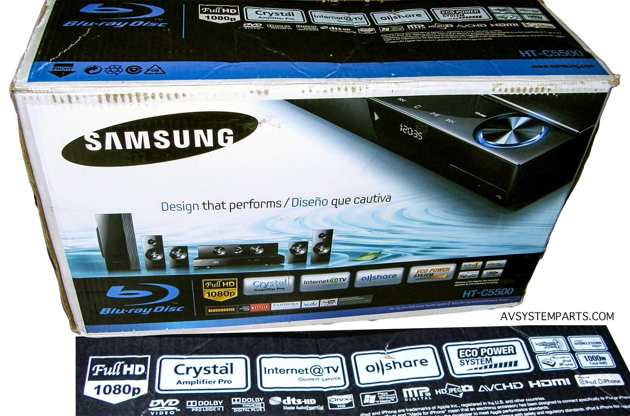 Samsung HTC5500 Blu Ray/DVD 5.1Ch 1000W Home Theater System