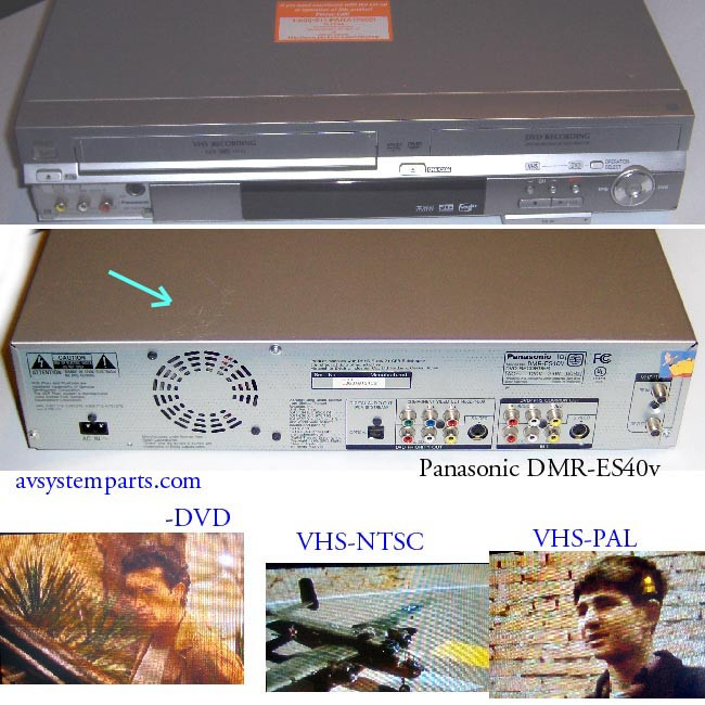 Panasonic DMR-ES40V DVD/VCR