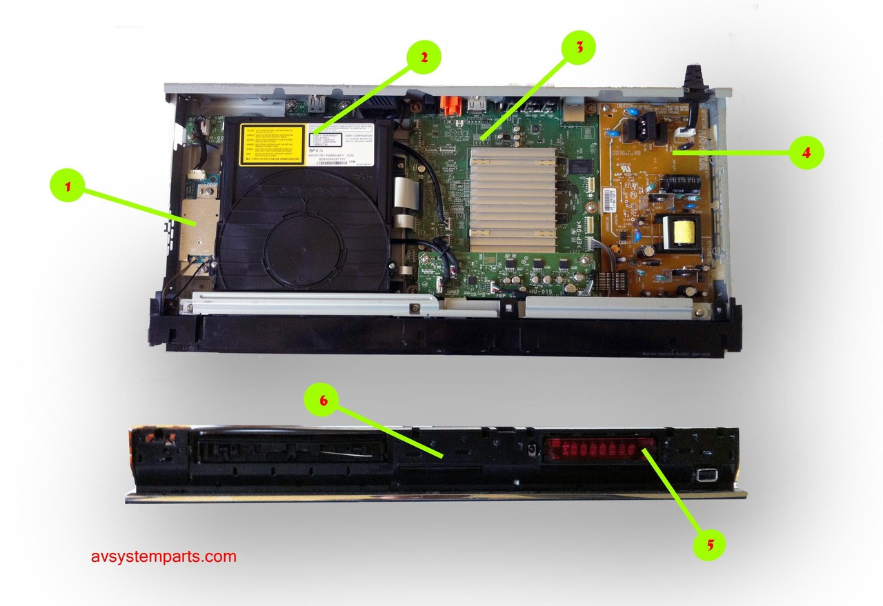 Sony BDP-S370 Parts:1-879-998-41, wiFi,BD BPX-5, 1-474-195-21