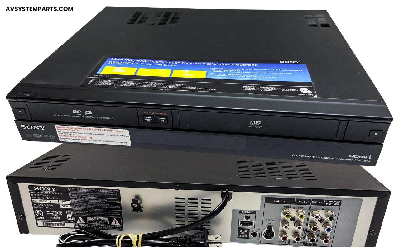 Sony RDR-VX535 Dubbing DVD Recorder/VCR video recorder 1080 HDM