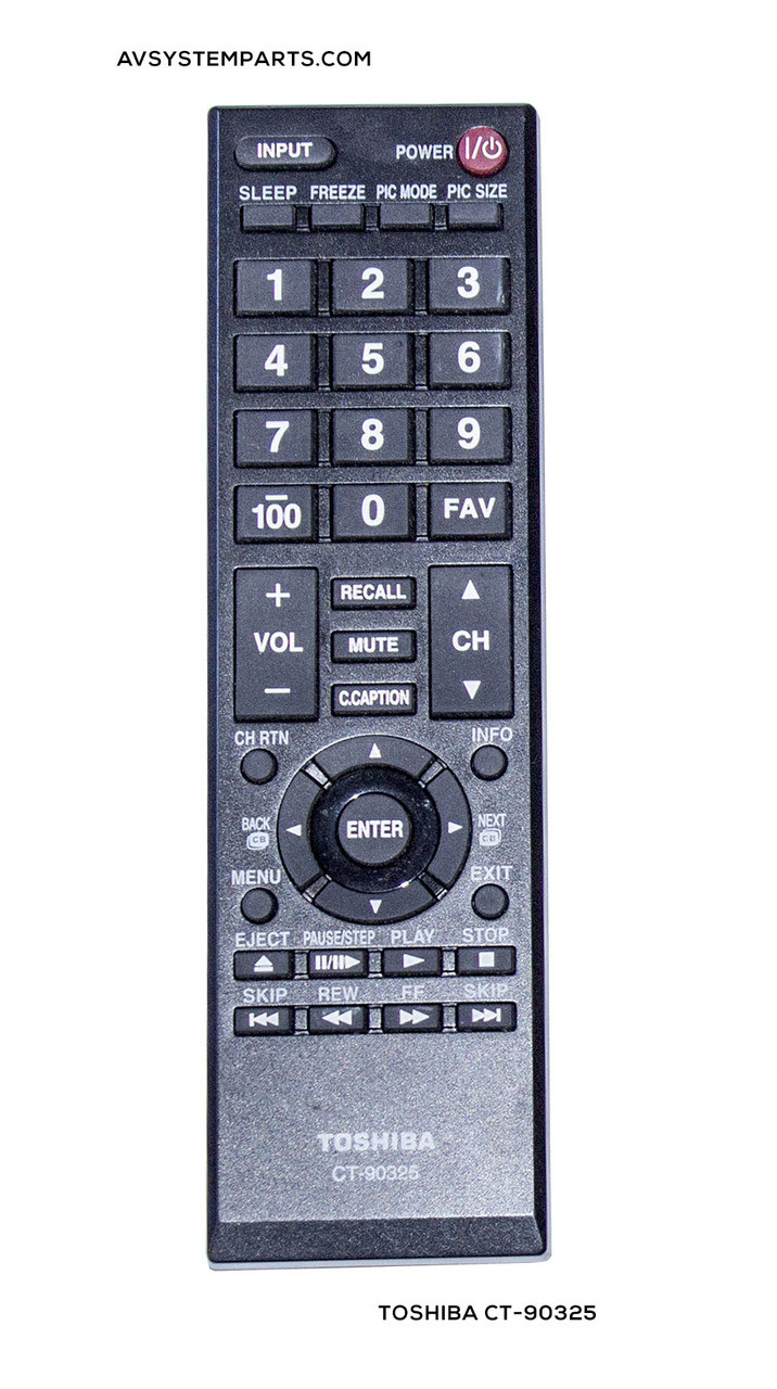 Toshiba CT-90325, Remote Control 32E200UM,32FT2U,32SL400U