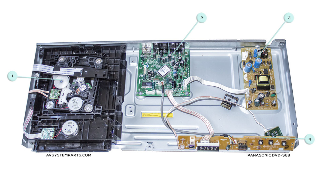 Panasonic DVD-S68 Parts