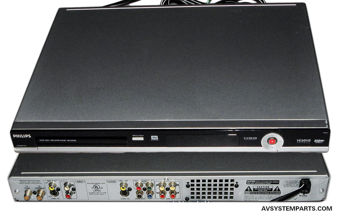Philips DVDR3455H 160GB HDD/DVD Video Player Recorder