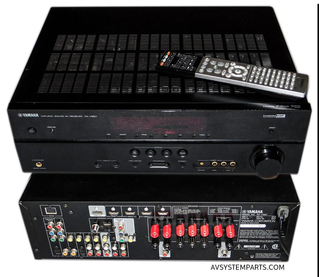 Stereo Receiver Yamaha Sound Bar Hdmi Arc Yamaha SR-X50A Surround