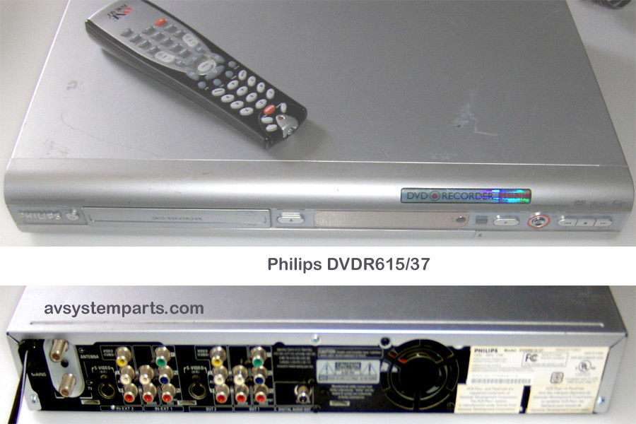 Philips DVDR615/37 DVD Video Player Recorder w/TV Tuner