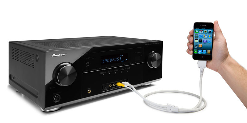 Pioneer VSX-1021-k Receiver 3D, 7.1Ch-910W AirPlay,iPAD,iPhone,iPOD