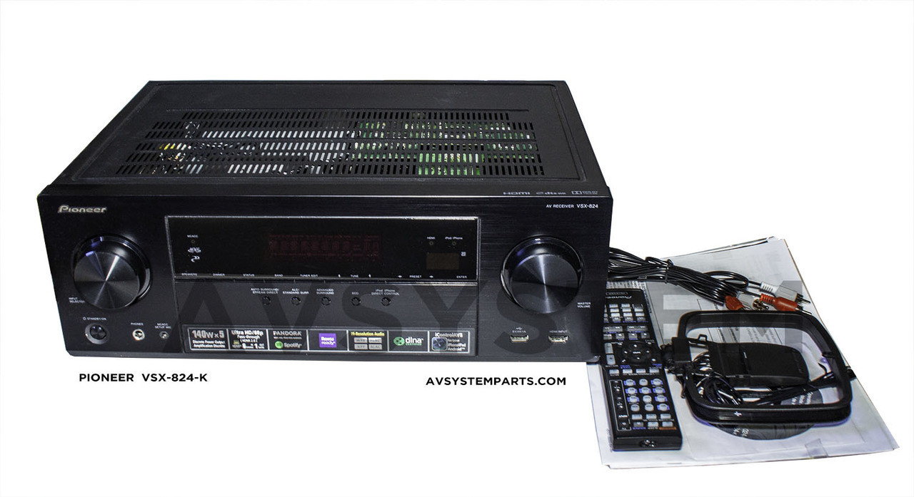 Pioneer VSX-824-K Receiver 5.2-Channel 4K Ultra HD Ready