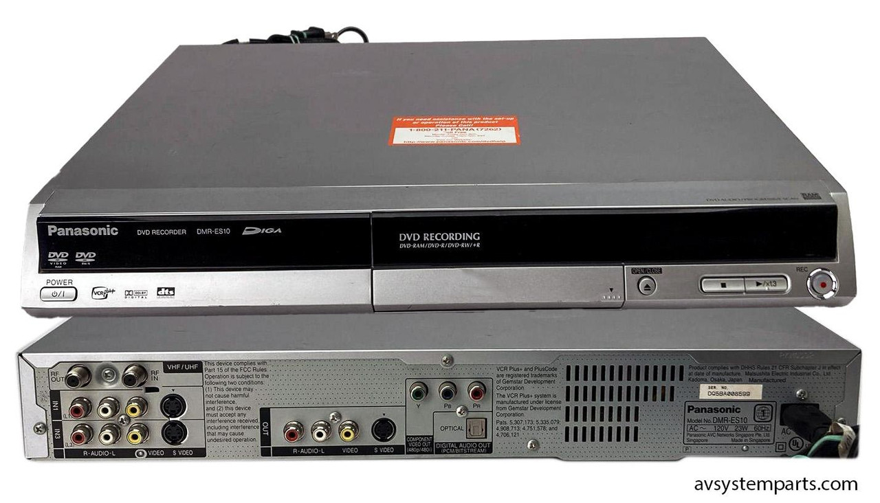 Panasonic DMR-ES10 DVD Video Recorder w/ TV Tuner