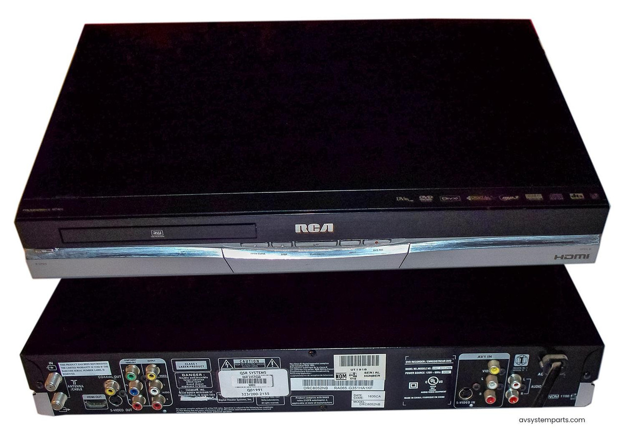 RCA DRC8052N DVD Player Recorder, HDMI