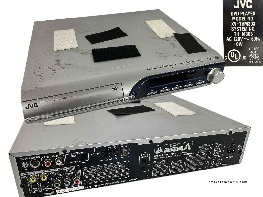 JVC XV-THM303, TH-M303 5 DISK DVD Home Theater Receiver 1200w