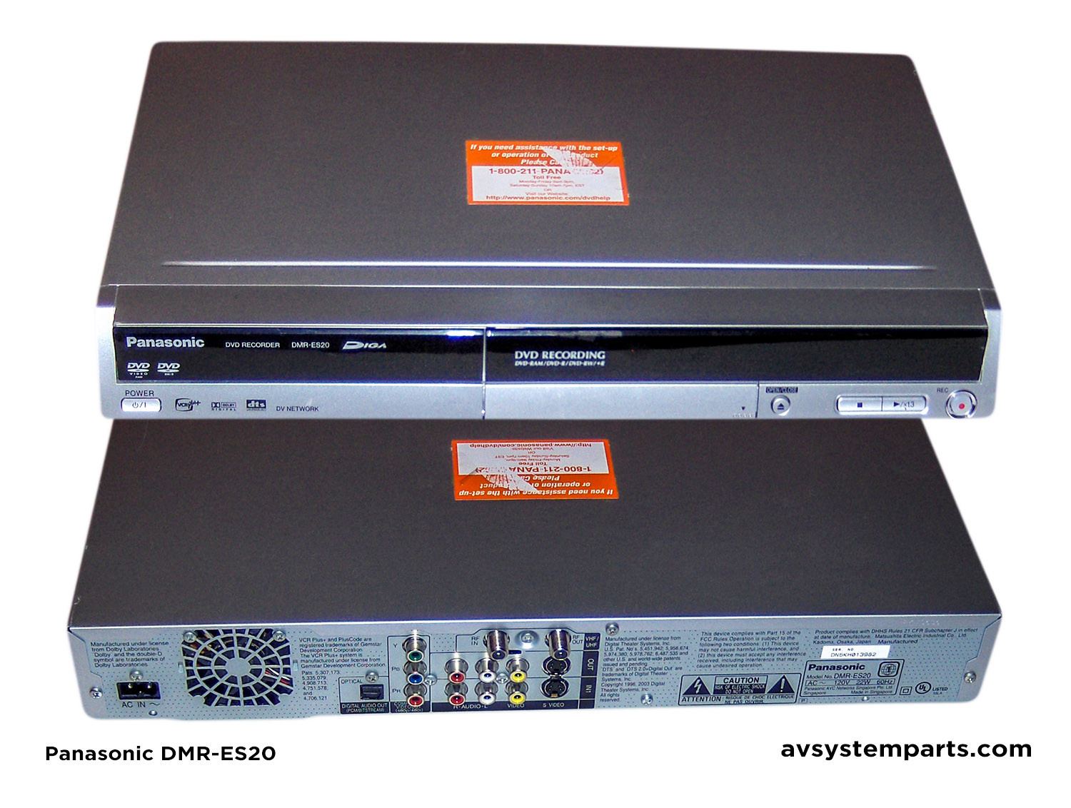 Panasonic DMRES20 DVD Recorder NTSC/ PAL,TV Tune