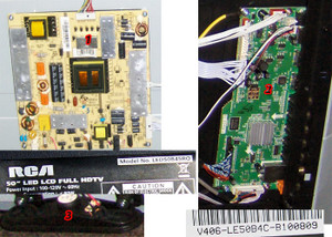 TV RCA LED50B45RQ parts TV RCA LED50B45RQ parts
