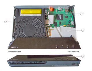 Sony BDP-S1100,BDP-S3100 Parts:BPX-7,