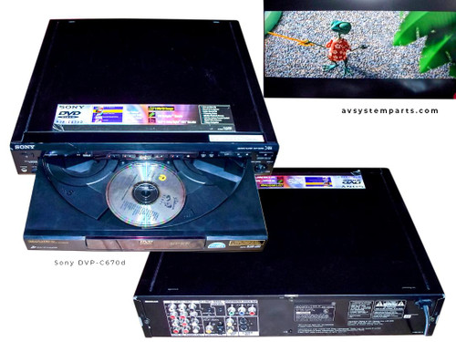 Sony DVP-C670D 5-Disk Changer CD/DVD Player