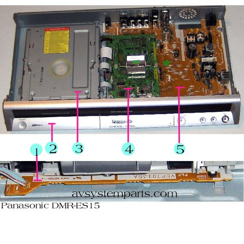 Panasonic DMR-E20D Parts:9950-1z,REP3219,NPX3574-1A,RJB2457A
