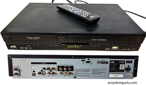 JVC DR-MV100B DVD/VHS Dual Video Recorder, HDMI, ATSC Digital Tuner JVC DR-MV100B DVD/VHS Dual Video Recorder, HDMI, ATSC Digital Tuner