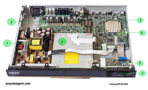 Samsung HT-D6730w parts