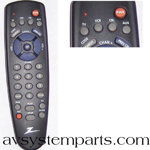 Zenith ZEN400E Remote control