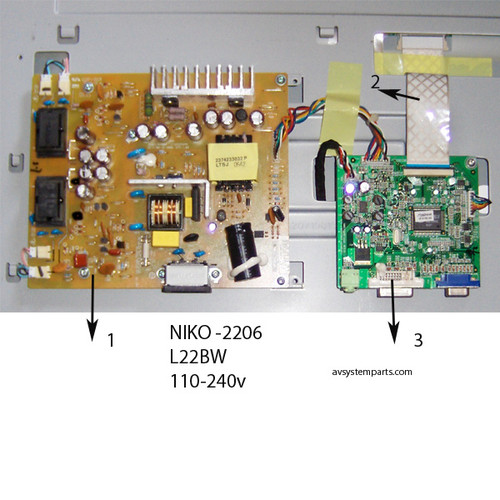 Niko-2206 Monitor Parts