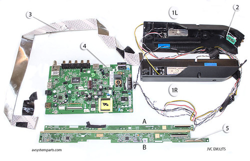 JVC TV EM32TS parts