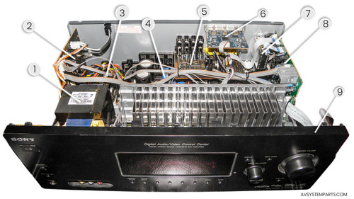 Sony STR-K990 Parts: 1-443-524-11,1-872-434-12,1-869-299-12,1-872-424-12