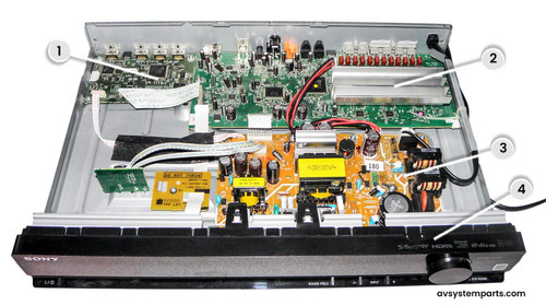 Sony STR-KS380 Parts:1-883-666-11,1-883-646-12,1-883-645-11