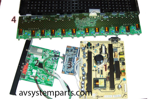 TV Dynex DX-46L262A12 Parts:6MS0052010,6MS00501C0,T315hw04,V291-502