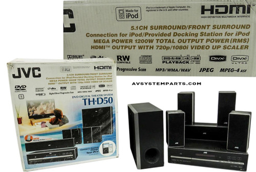 JVC-TH-D50 DVD Digital Theater System 5.1 Ch,1200W