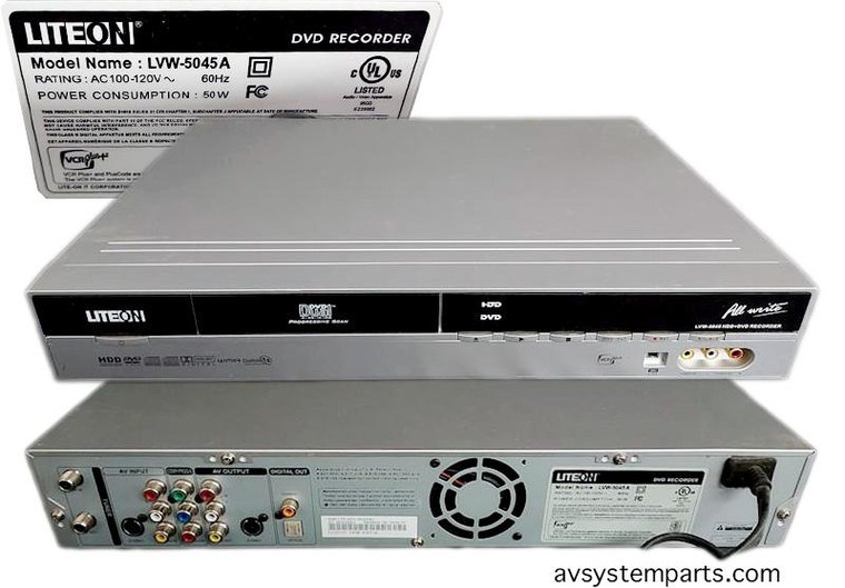 LiteON LVW-5045a All Writes HDD,DVD,CD Dual Recorder