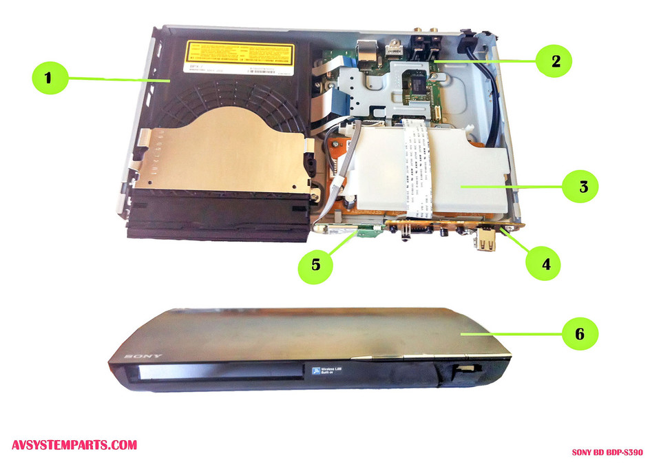 Sony BDP-S1100,BDP-S3100 Parts:BPX-7,