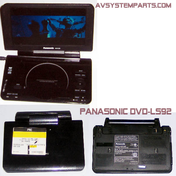 Panasonic DVDプレーヤー Panasonic DVD-LS86, dvd-ls92 Portable DVD Player Parts