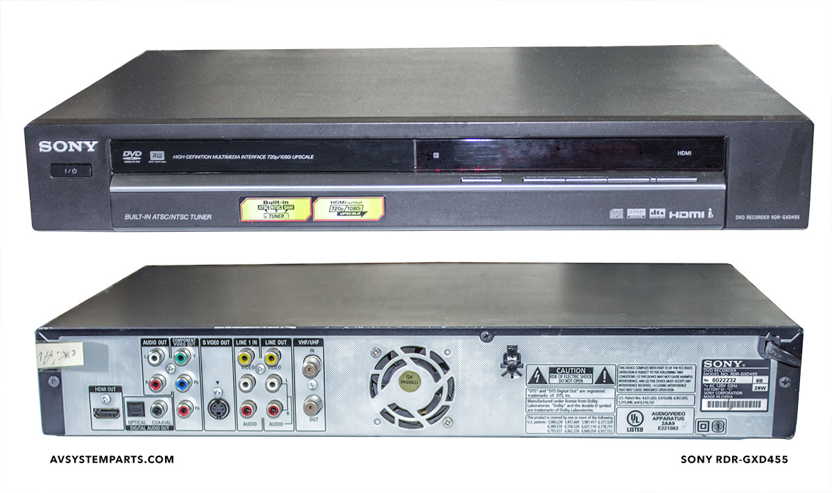 SONY DVDプレーヤー Sony RDR-GXD455 DVD Recorder with HD Tuner