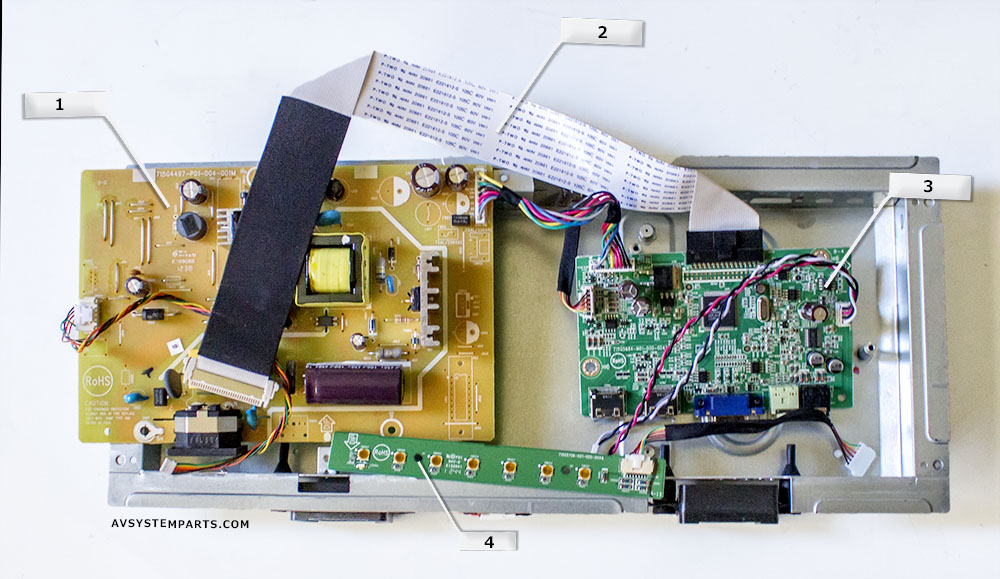 ponページ Asus NV247H Monitor Parts:715G4497-P01-004-001M,715G5684-M01