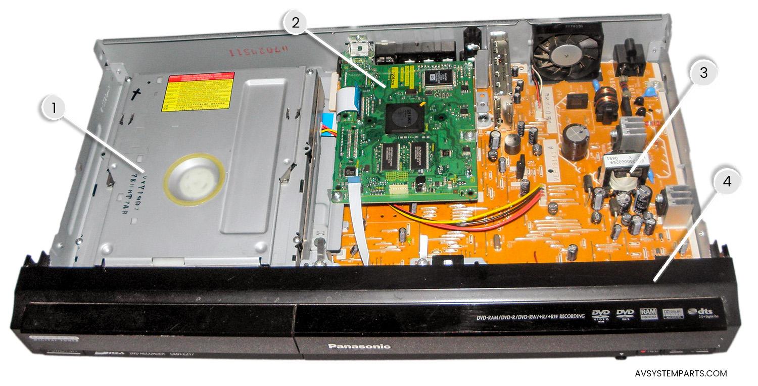 Panasonic DMR-EZ17 Parts: VEP79142, VEP79141