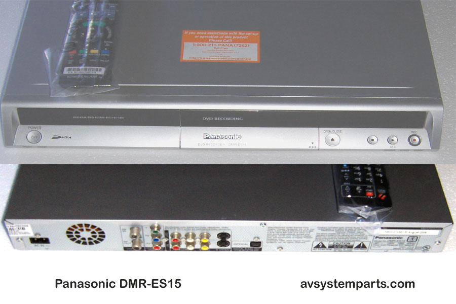 Panasonic DMR-ES15 DVD Recorder Pal-NTSC, TV Tuner Player