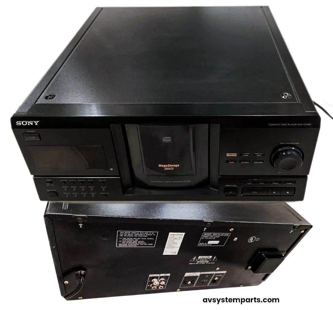 Sony CDP-CX240 Carousel Mega Storage 200 CD Changer Player