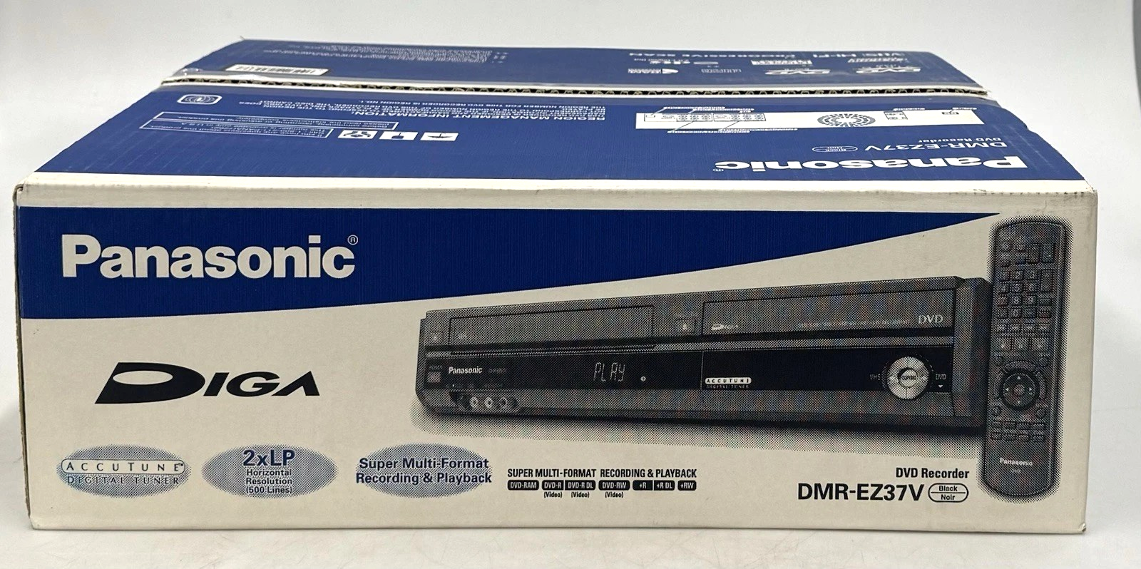 Panasonic DIGA DMR-EZ37V - DVD recorder/ VCR combo w/ATSC TV Tuner