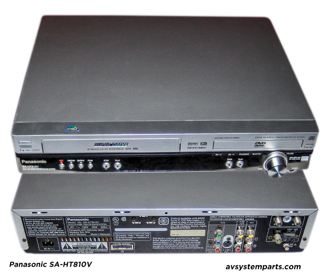 Panasonic VHSビデオ&DVDプレーヤー Panasonic_sa-ht810v__35877.