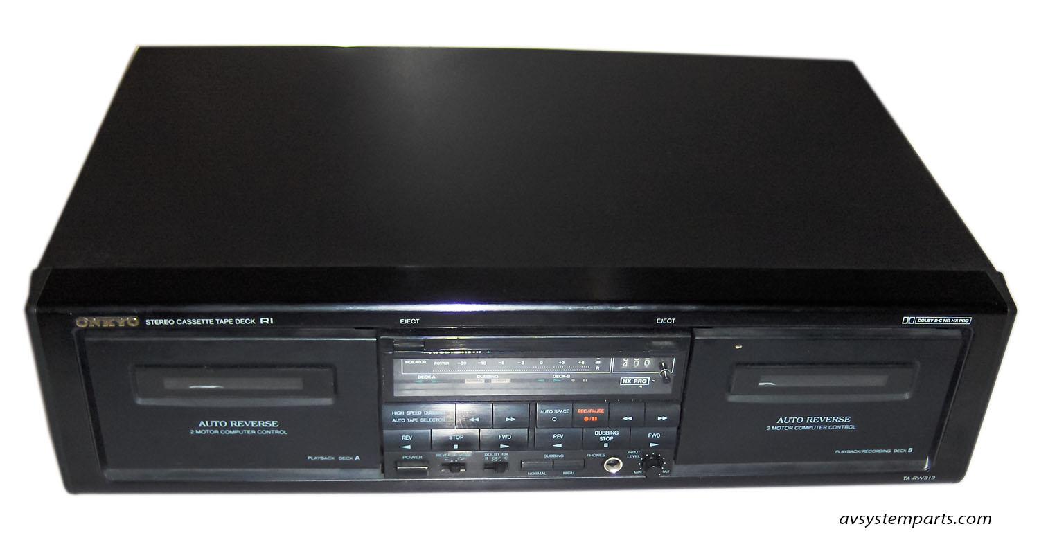 【特別訳あり特価】 TA-RW-313, Onkyo TA-RW344 Deck Tape Cassette Dual Double ラジオ・コンポ