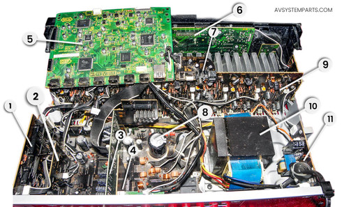 Pioneer VSX-1022-k Parts: