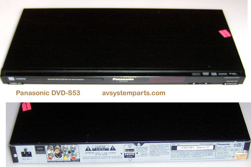 Panasonic HD 1080p DVD,DiVx, MP3,JPEG player - DVD-S53 Panasonic HD 1080p DVD,DiVx, MP3,JPEG player - DVD-S53