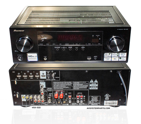 Pioneer VSX-522-K 140w x 5.1-Channel 3D Digital A/V Receiver, iPod