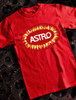 Bultaco Astro Mens T-shirt on Red